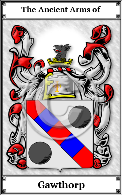 Gawthorp Family Crest Download (JPG) Book Plated - 600 DPI