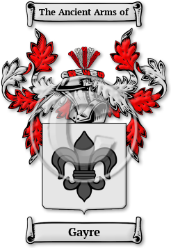 Gayre Family Crest Download (jpg) Legacy Series - 150 DPI