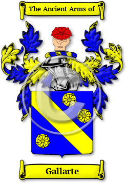 Gallarte Family Crest Download (jpg) Legacy Series - 150 DPI