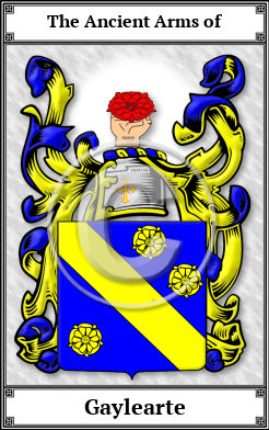 Gaylearte Family Crest Download (JPG) Book Plated - 600 DPI