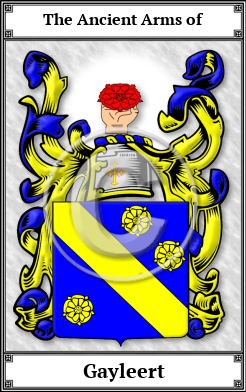 Gayleert Family Crest Download (JPG)  Book Plated - 150 DPI