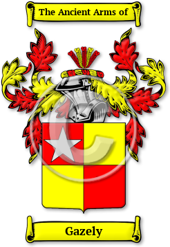 Gazely Family Crest Download (JPG) Legacy Series - 600 DPI