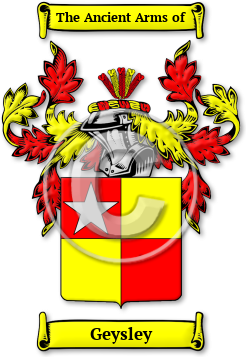 Geysley Family Crest Download (jpg) Legacy Series - 150 DPI