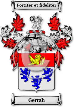 Gerrah Family Crest Download (jpg) Legacy Series - 150 DPI