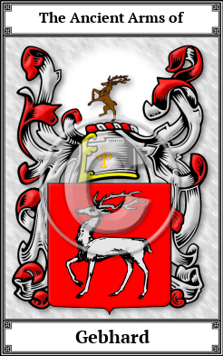 Gebhard Family Crest Download (JPG)  Book Plated - 150 DPI