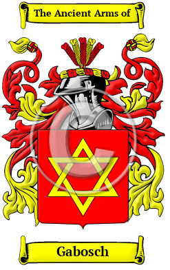 Gabosch Family Crest/Coat of Arms