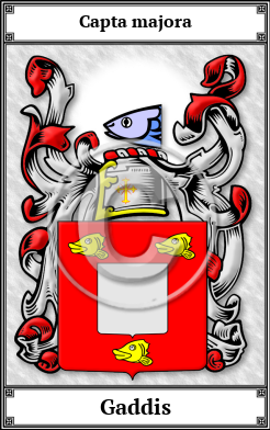 Gaddis Family Crest Download (JPG)  Book Plated - 150 DPI