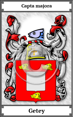 Getey Family Crest Download (JPG)  Book Plated - 150 DPI