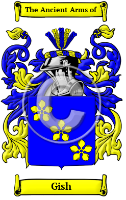 Gish Family Crest Download (JPG) Heritage Series - 600 DPI