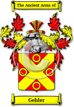 Gehler Family Crest Download (jpg) Legacy Series - 150 DPI