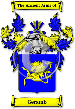 Geramb Family Crest Download (JPG) Legacy Series - 600 DPI