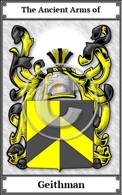 Geithman Family Crest Download (JPG)  Book Plated - 150 DPI