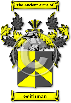 Geithman Family Crest Download (jpg) Legacy Series - 150 DPI