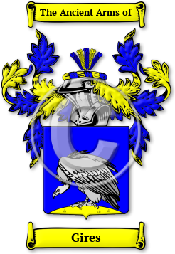 Gires Family Crest Download (JPG) Legacy Series - 600 DPI