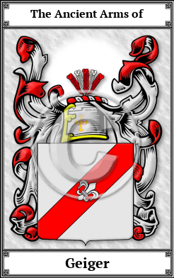 Geiger Family Crest Download (JPG)  Book Plated - 150 DPI