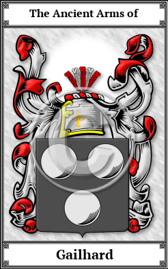 Gailhard Family Crest Download (JPG) Book Plated - 600 DPI
