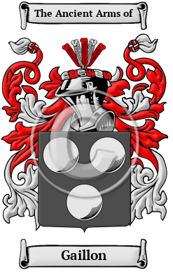 Gaillon Family Crest Download (JPG) Heritage Series - 600 DPI