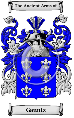 Gauntz Family Crest Download (JPG) Heritage Series - 600 DPI