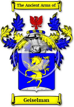 Geiselman Family Crest Download (jpg) Legacy Series - 150 DPI