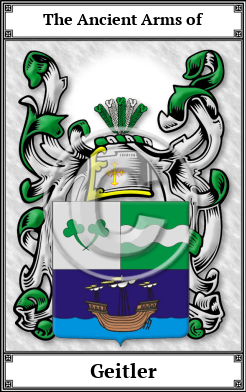 Geitler Family Crest Download (JPG)  Book Plated - 150 DPI