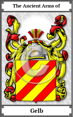 Gelb Family Crest Download (JPG)  Book Plated - 150 DPI