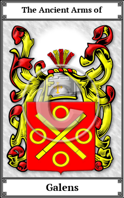 Galens Family Crest Download (JPG)  Book Plated - 150 DPI