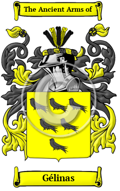 Gélinas Family Crest/Coat of Arms
