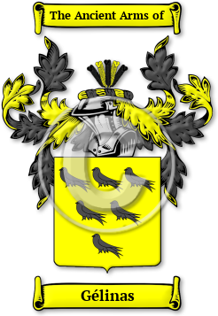 Gélinas Family Crest Download (jpg) Legacy Series - 150 DPI