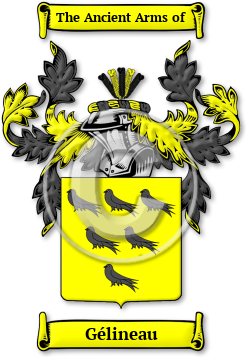 Gélineau Family Crest Download (jpg) Legacy Series - 150 DPI