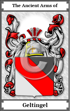 Geltingel Family Crest Download (JPG)  Book Plated - 150 DPI