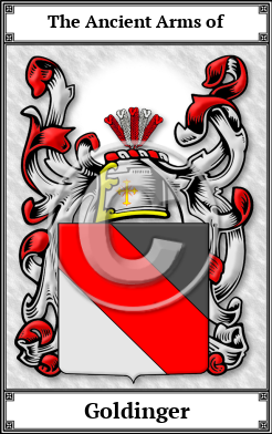 Goldinger Family Crest Download (JPG)  Book Plated - 150 DPI