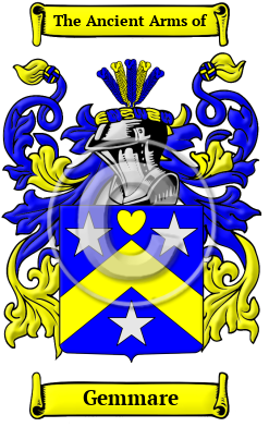 Gemmare Family Crest/Coat of Arms