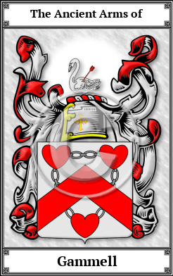Gammell Family Crest Download (JPG) Book Plated - 600 DPI