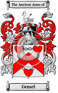 Gemel Family Crest Download (JPG) Heritage Series - 600 DPI