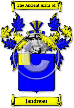 Jandreau Family Crest Download (JPG) Legacy Series - 600 DPI