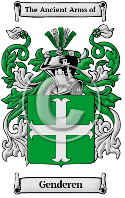 Genderen Family Crest Download (JPG) Heritage Series - 600 DPI