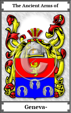 Geneva- Family Crest Download (JPG)  Book Plated - 150 DPI