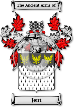 Jent Family Crest Download (jpg) Legacy Series - 150 DPI