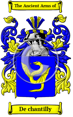 De chantilly Family Crest/Coat of Arms