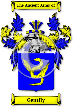 Gentily Family Crest Download (JPG) Legacy Series - 600 DPI