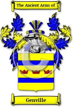 Genville Family Crest Download (JPG) Legacy Series - 600 DPI