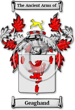 Geaghand Family Crest Download (JPG) Legacy Series - 600 DPI