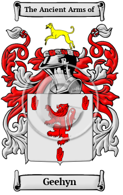 Geehyn Family Crest Download (JPG) Heritage Series - 300 DPI