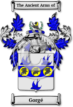 Gorgé Family Crest Download (JPG) Legacy Series - 600 DPI