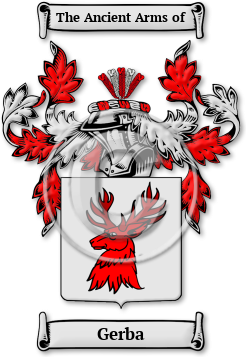 Gerba Family Crest Download (jpg) Legacy Series - 150 DPI