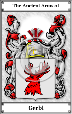 Gerbl Family Crest Download (JPG) Book Plated - 600 DPI