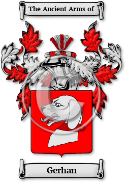 Gerhan Family Crest Download (jpg) Legacy Series - 150 DPI