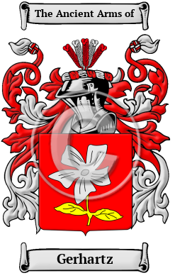 Gerhartz Family Crest Download (JPG) Heritage Series - 600 DPI