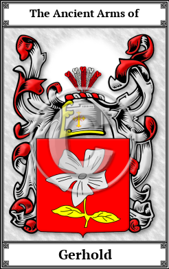 Gerhold Family Crest Download (JPG) Book Plated - 600 DPI