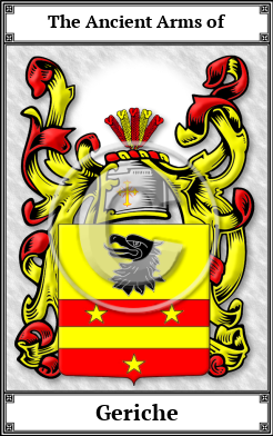 Geriche Family Crest Download (JPG) Book Plated - 600 DPI